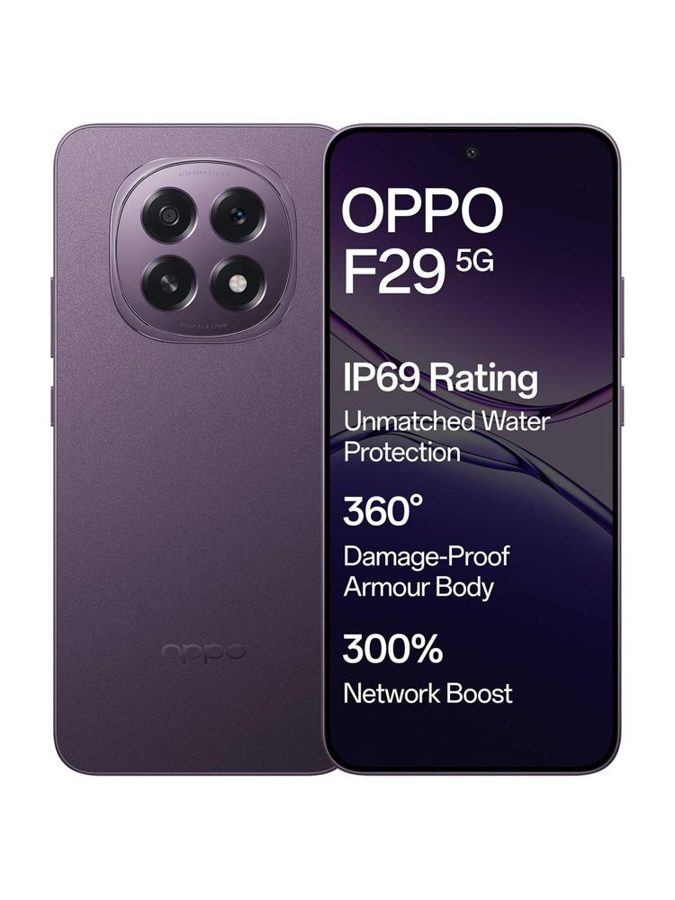 [PH-OPP-14CAB8B76D] OPPO F29 5G (Solid Purple, 8GB RAM, 128 GB)