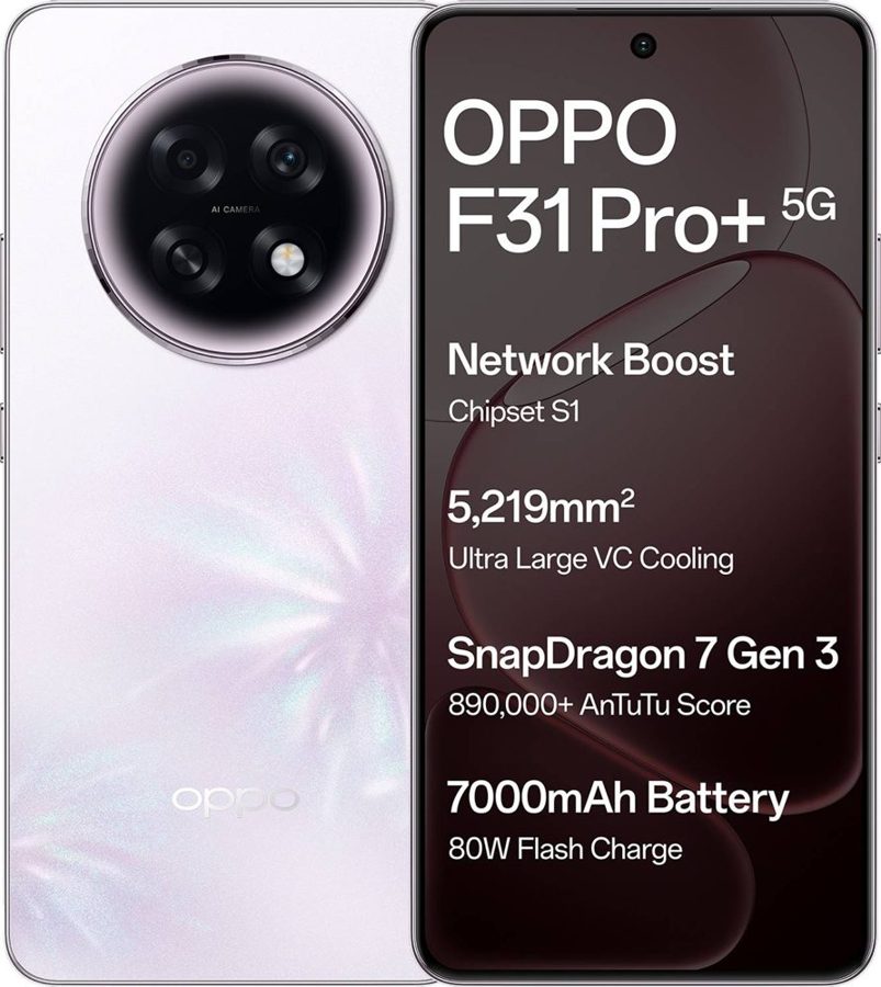 [PH-OPP-C01AE5498D] OPPO F31 Pro+ 5G (Festival Pink, 8GB RAM, 256 GB)