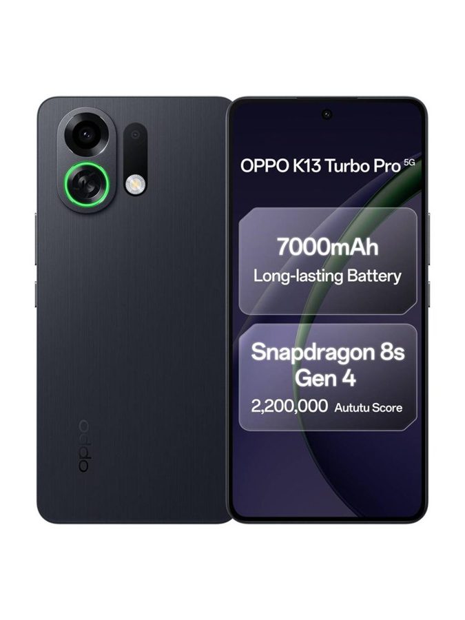 [PH-OPP-FF6EC60FFF] OPPO K13 Turbo Pro 5G (Midnight Maverick, 8GB RAM, 256 GB)