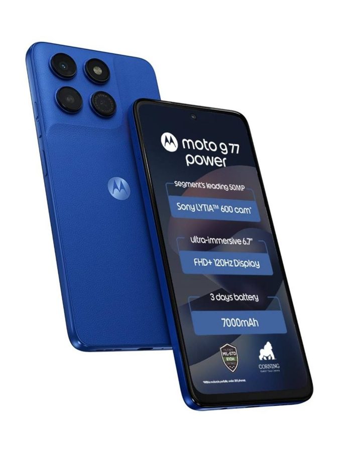 [PH-MOT-EE29EC9064] MOTOROLA G77 Power (PANTONE Nautical Blue, 8GB RAM, 128 GB)