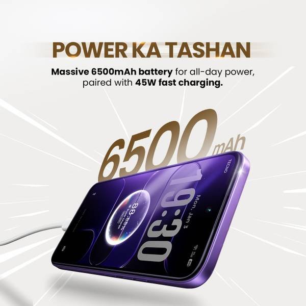 Tecno Spark 50 5G (Fantasy Purple, 128 GB) (4 GB RAM) - Photo 3
