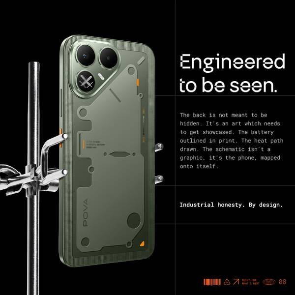Tecno Pova 8 5G (Terminal Green, 128 GB) (6 GB RAM) - Photo 3