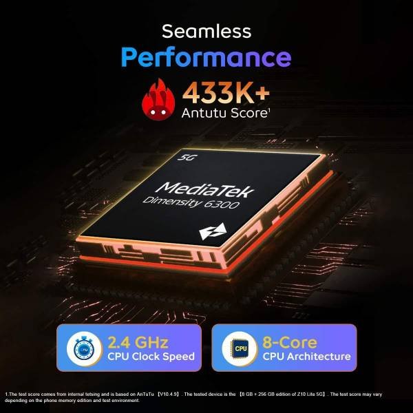IQOO Z10 Lite 5G (Titanium Blue, 128 GB) (4 GB RAM) - Photo 4