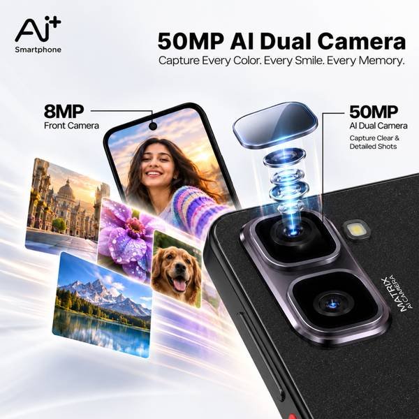 Ai+ Pulse 2 FE (Black, 64 GB) (4 GB RAM) - Photo 3