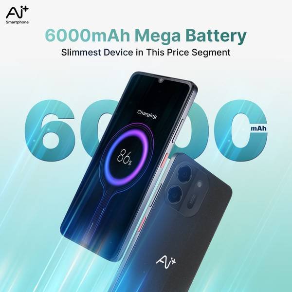Ai+ Pulse 2 (Black, 128 GB) (4 GB RAM) - Photo 5