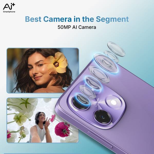 Ai+ Nova 2 5G (Purple, 128 GB) (6 GB RAM) - Photo 4