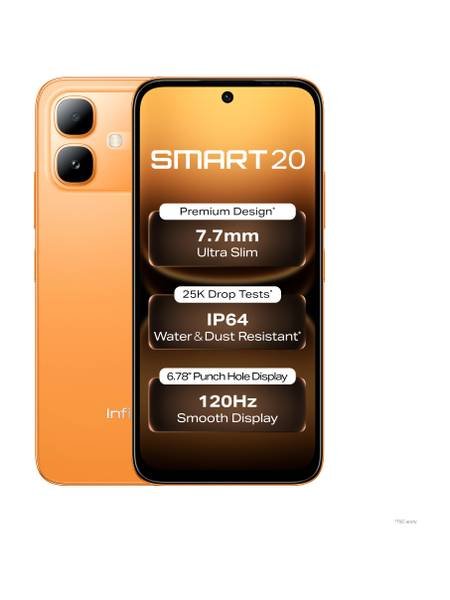 [SM4-BCCB46C7BDBD2009] Infinix SMART 20 (Sunlike Orange, 64 GB) (4 GB RAM)
