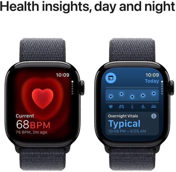 Apple Watch Series 10 GPS 42mm Jet Black Aluminium with Ink Sport Loop (Free Size) - Photo 4