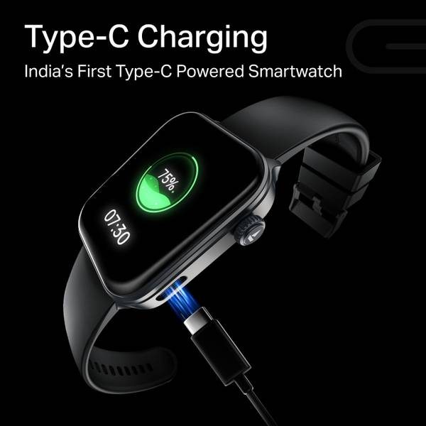 boAt Storm Call 4 Smartwatch, Type-C Charge, HD Display,Functional Crown, BT Calling Smartwatch (Black, Free Size) - Photo 4
