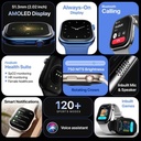 Fire-Boltt Brillia 51.3mm (2.06 inch) Largest AMOLED Display,Bluetooth Calling AI Assistant Smartwatch (Beige, Free Size) - Photo 3