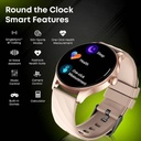 Fastrack Revoltt XR1-1.38|BT Calling|Fast Charge|100+ Sports Mode|IP68|Calculator|Fashion Smartwatch (Beige, Free Size) - Photo 2