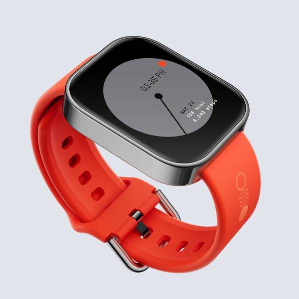 CMF by Nothing Watch Pro, 1.96 AMOLED,BT calling with AI noise reduction, GPS, Metallic Grey Smartwatch (Orange, Free Size) - Photo 4