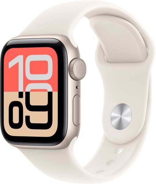 [SMW-8E193CB8E45B2C15] Apple Watch SE 3(2025) GPS 40mm Starlight Aluminium Case Starlight Sport Band-S/M (Yellow, Small/Medium)