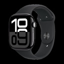 [SMW-B8DA8FA038CDFC35] Apple Watch Series 10 GPS 46mm Jet Black Aluminium with Black Sport Band