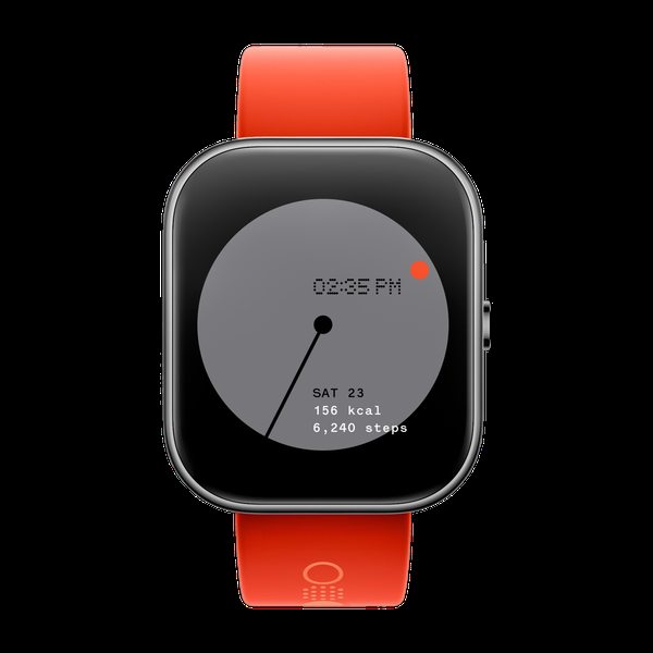 [SMW-BF76D9362E52FA91] CMF by Nothing Watch Pro, 1.96 AMOLED,BT calling with AI noise reduction, GPS, Metallic Grey Smartwatch (Orange, Free Size)