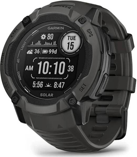 [SMW-86514AF8544347D0] GARMIN Instinct 2X solar Smartwatch (Black, Free Size)