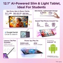 Lenovo Idea Tab Plus 8 GB RAM 256 GB ROM 12.1 inch with Wi-Fi+5G Tablet (Luna Grey) - Photo 2