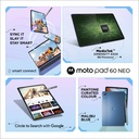 MOTOROLA pad 60 neo 8 GB RAM 128 GB ROM 11 inch with Wi-Fi Only MediaTek Dimensity 6300 Tablet (Malibu Blue) - Photo 3