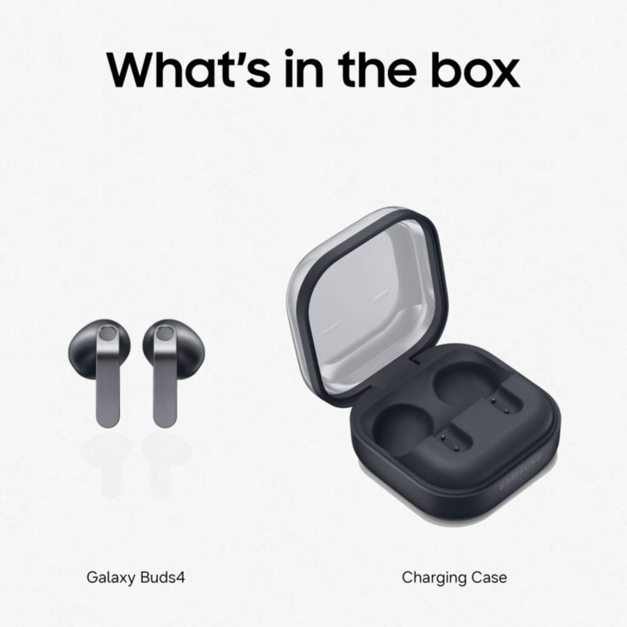 Samsung Galaxy Buds4, Hi-Fi Audio, Live Translation, Adaptive ANC and EQ 2.0, 360 Audio Bluetooth (Black) - Photo 2
