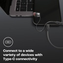 JBL Tune 310C, Hi-Res Audio with DAC , 3-Button EQ , Compatible with USB-C Devices Wired (Black) - Photo 3