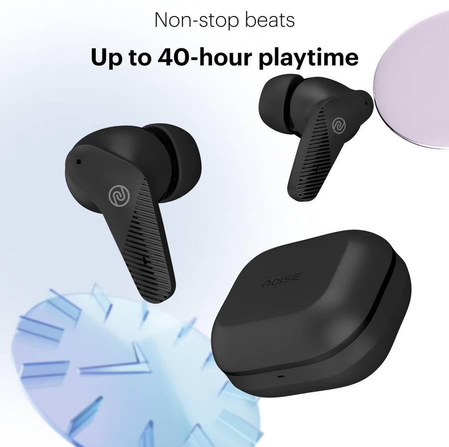 Noise Buds VS102 Neo with 40 Hrs Playtime, Environmental Noise Cancellation, Quad Mic Bluetooth (Carbon Black) - Photo 3