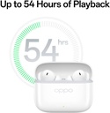 OPPO Enco Buds3 Pro,12.4mm Driver,54hrs Playback,Deep Bass,Dual-Device Pairing,IP55 Bluetooth (Glaze White) - Photo 2