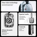 Nothing Headphone(1) 42dB ANC| Dual Device| Hi-Res+LDAC|40mm Driver|Sound by KEF Bluetooth & Wired (White) - Photo 3