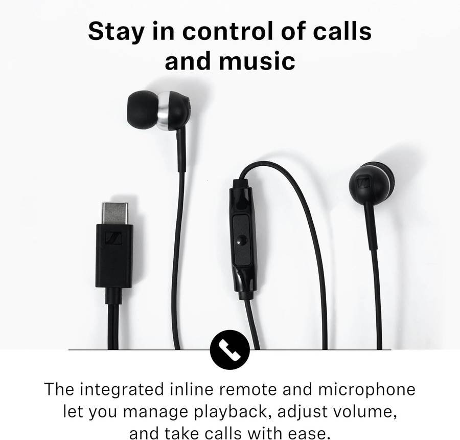 Sennheiser CX 80U Wired (Black) - Photo 2