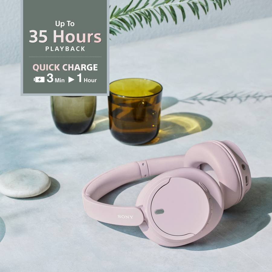 SONY WH-CH720N Wireless Noise Cancellation with Lightweight Design Bluetooth (Pink) - Photo 2