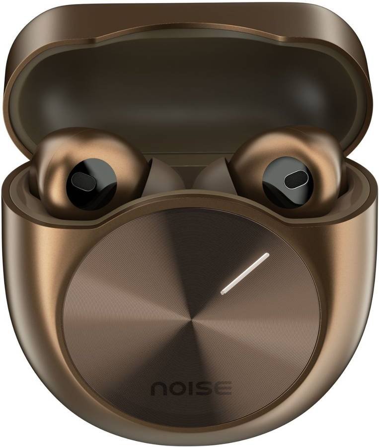 [SMA-7A12589A4A62D204] Noise Master Buds, Sound by BOSE, 49dB ANC, 6 Mic ENC, 44 Hr Battery, Spatial Audio Bluetooth (Expresso Bronze)