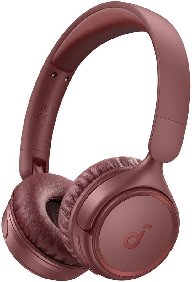 [SMA-45430D7CA314101A] Soundcore by Anker H30i, 70 Hrs Playtime, Pure Bass, Foldable Design Multipoint connection Bluetooth (Red)