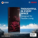 BOSCH 185 L Direct Cool Single Door 2 Star Refrigerator (Wine Sevian) - Photo 3
