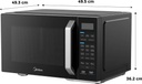 Midea 28 L with Air fryer, Grill, 326 Auto Cook Menu, 900W Microwave Power, Defrost, Multi-Stage Cooking, Stainless Steel Cavity Convection Microwave Oven (Dark Grey) - Photo 2