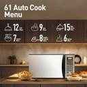 Panasonic 23 L 360 degree Heat Wrap, stainless steel cavity, Express Cooking, Magic Grill Convection Microwave Oven (Black Mirror) - Photo 4