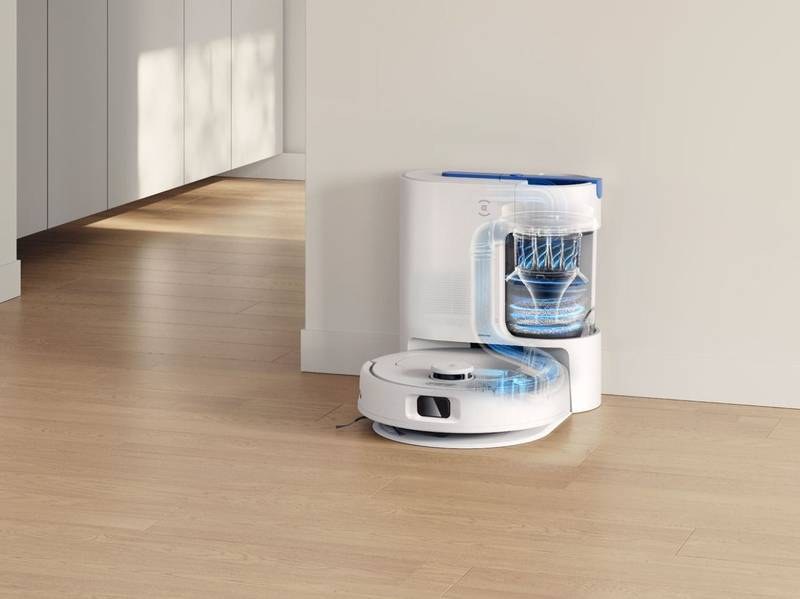 ECOVACS N30 Plus Robotic Floor Cleaner 2025 New Launch, Bagless Eco-Friendly Multi-Cyclone Auto Empty Station, 10000 Pa Suction, 5200mAh Battery, Covers 3500+sq ft, Zero Tangle 2.0 with 2 in 1 Mopping and Vacuum (WiFi Connectivity, Google Assistant and Alexa) - Photo 2