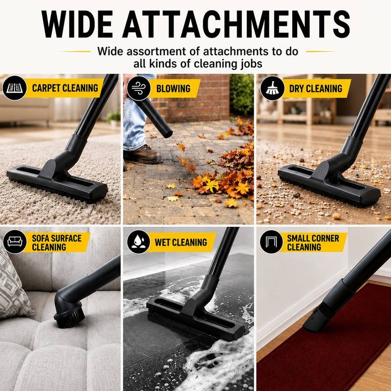 Inalsa Homeasy WD10 Wet & Dry Vacuum Cleaner with Anti-Bacterial Cleaning - Photo 4