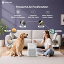 MOTOROLA AirShield 150 CMH, CADR 4-Stage Filtration, Cover upto 190Sq ft, Removes 99.99% Dust, Allergens, Smoke, Virus, Portable Room Air Purifier (White) - Photo 3