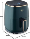 Pigeon Healthifry Digital with 360 High Speed Air Circulation Technology 1200 W with Non-Stick Basket - Green Air Fryer - Photo 2