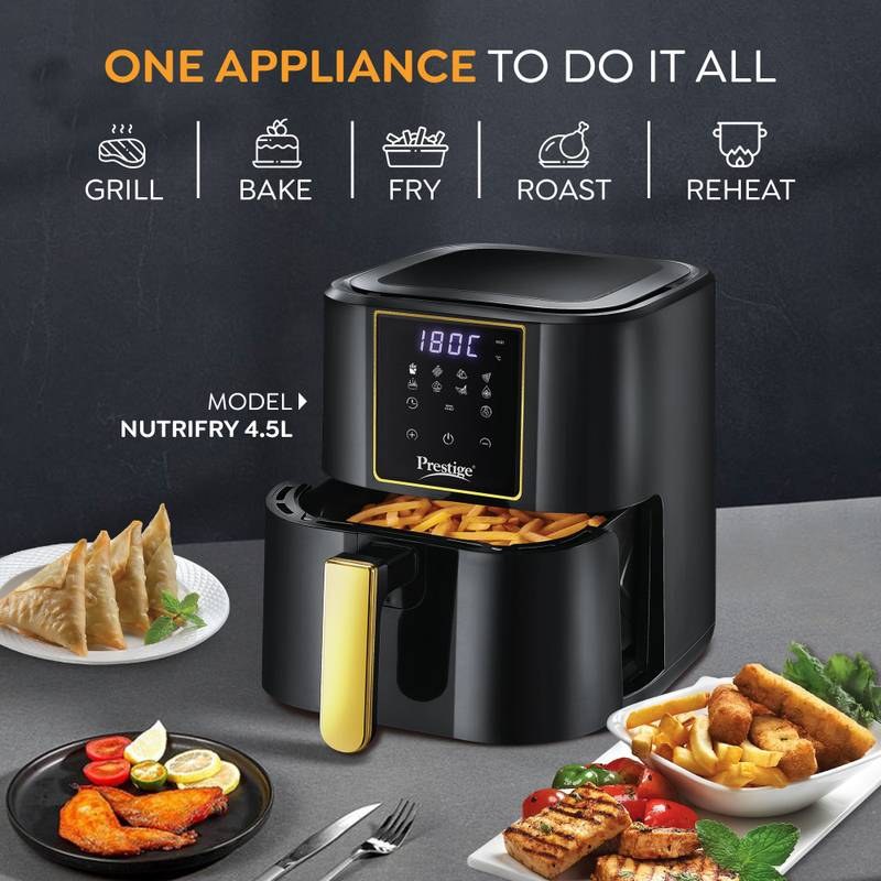 Prestige Nutrifry Digital Air Fryer (Black) - Photo 2