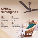 Reo by Havells Unnovate|Remote Controlled|Reverse Rotation Mode| Timer Setting| Low Noise with 2 Year Warranty BLDC Motor 1200 mm Ceiling Fan (Cocoa Brown) - Photo 2