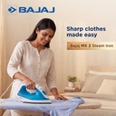 BAJAJ MX 2 Neo 1250 W Steam Iron (Blue, White) - Photo 2