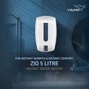 V-Guard Zio 5 L Instant Water Geyser 3000 W Powerful Heating |Suitable for Kitchen & Bathroom | 5 Year Tank Warranty - Photo 2
