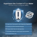 V-Guard Zio 5 L Instant Water Geyser 3000 W Powerful Heating |Suitable for Kitchen & Bathroom | 5 Year Tank Warranty - Photo 4