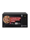 [SMH-F1F09DF41DFF014A] LG 21 L Black, Auto Cook Menu, Defrost, Stainless Steel Cavity, Heathplus menu, Indian Cuisine, Tandoor Se, Paneer/Curd, Steam Clean & Quartz Heater) Convection Microwave Oven