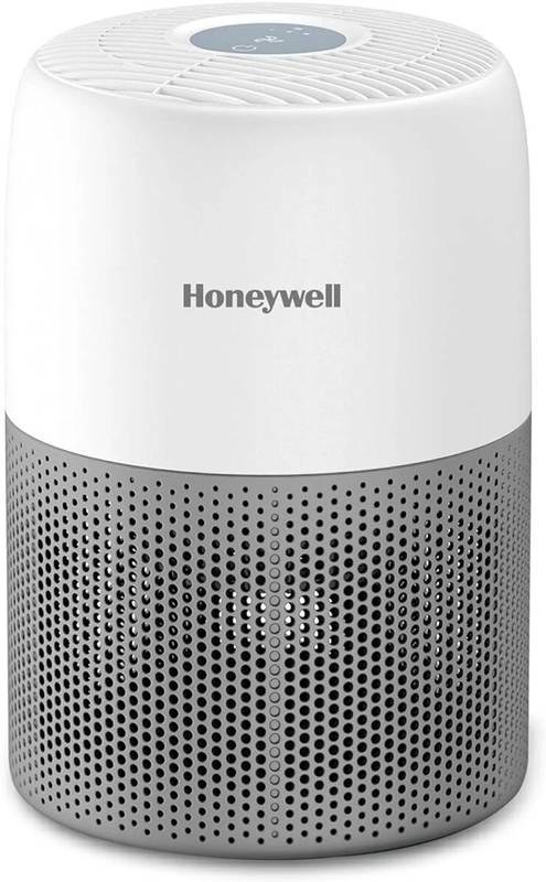 [SMH-232EB4947826E82B] Honeywell Air Touch V1 3 Stage Filtration, Covers 235 Sq.ft, 3-in-1 filter - Pre-Filter, H13 HEPA Filter, Activated Carbon Filter, Removes 99.97% Pollutants, Allergens, Pet Danger, Smoke, Dust & Pollens Portable Room Air Purifier (White)