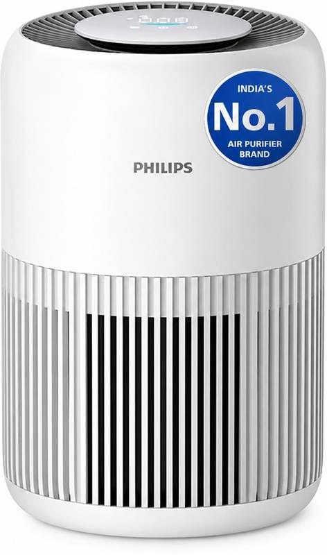 [SMH-6C2FCEC48DB72B59] PHILIPS AC0920/60 Covers Small Rooms up to 30m sq.(690 sqft) 250 m3/h CADR HEPA NanoProtect Filtration 99.99% Allergen Removal AeraSense PM2.5 Sensor Compact Design Portable Room Air Purifier (White)