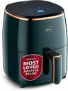 [SMH-2410B4EAADEA344E] Pigeon Healthifry Digital with 360 High Speed Air Circulation Technology 1200 W with Non-Stick Basket - Green Air Fryer