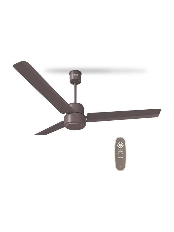 [SMH-0AE9146BCA57F907] Reo by Havells Unnovate|Remote Controlled|Reverse Rotation Mode| Timer Setting| Low Noise with 2 Year Warranty BLDC Motor 1200 mm Ceiling Fan (Stone Grey)