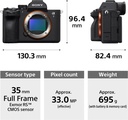 SONY Alpha ILCE-7M5M Mirrorless Camera ILCE-7M5M (SEL28702) Full-Frame High Resolution 33 MP,Partially Stacked Sensor,4K 120P,30fps (Black) - Photo 4