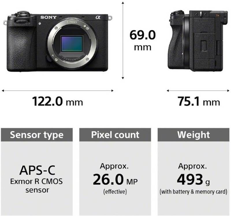 SONY ILCE-6700KBQ IN5 Mirrorless Camera Body with SELP16502 mm Lens (Black) - Photo 3